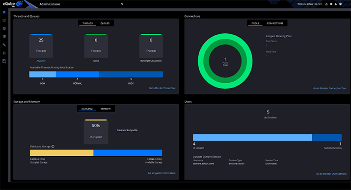 eQube-MI UI tour | eQ Technologic