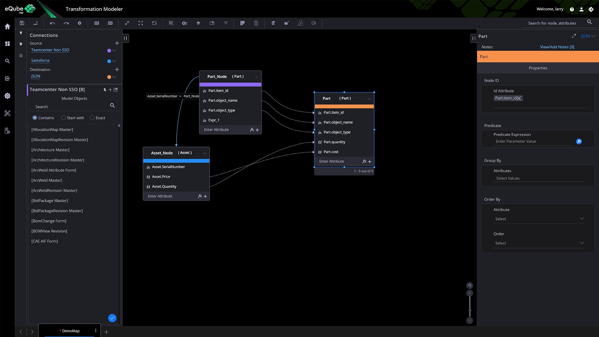 OData creation for data from Teamcenter and Salesforce